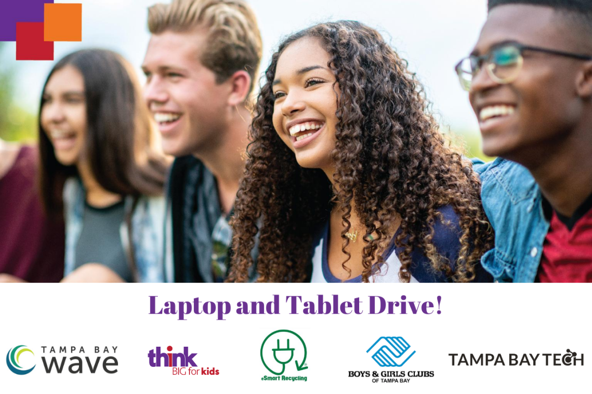 Tampa Bay Organizations Holding Laptop and Tablet Drive to Serve Area Teens