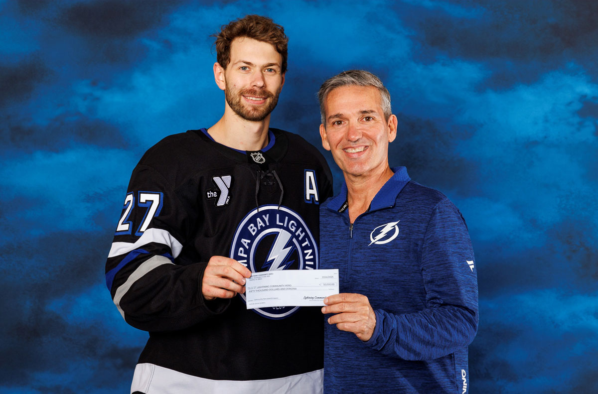 Think Big for Kids Receives $50,000 from Tampa Bay Lightning Community Hero Award
